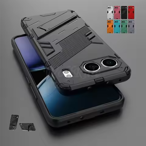 For Oneplus Nord 4 Case Cover For Oneplus Nord 4 Capas Bumper Shockproof Kickstand Back Holder Cover
