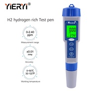 Portable H2 Hydrogen Temperature Hydrogen-Rich Water Quality Test Pen High-Precision Tester with Sup