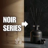 Amouri Reed Diffuser Home Fragrance Noir Series Contemporary Home Decor Scent Luxury Hotel Scent