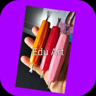 MATA Crayon Scraper Unique Handle Crayon Scraper 6-Blade Crayon Scraper