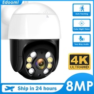 8MP 4K IP Camera WiFi Outdoor 5MP HD Wireless Surveillance PTZ Camera AI Tracking Protect Security Cam H.265 Onvif ICsee