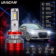 UVSCAR Audi A4 B8 A6 C6 2005-2012 LED Bulb D3S H11 H7 Lampu LED Kereta Plug and Play