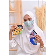 Mask Kain/Mask Headloop/Mask Printing/Mask Kain 2 Lapis Tebal/Mask Cute/facemask