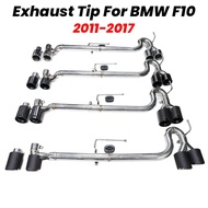 Stainless Steel Exhaust Tip Quad Muffler Tip For BMW F10 F11 520i 525i 528i 535i M Sport Exhaust Pip