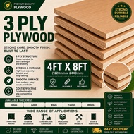 Plywood (4Ft x 8Ft) 3/6/9/12/18mm cutting available