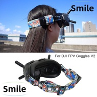 SMILE Head Strap Protection Pad Drone Accessories With Battery Hole For DJI FPV Goggles V2
