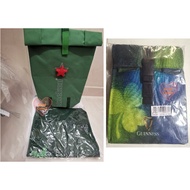 Guinness St. Patrick sling cooler bag Heineken Star backpack Cooler bag green with LED star