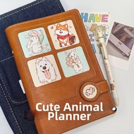 Leather Removable A6 Account Book  A6