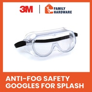 3M 1621AF 3M1621AF 3m1621af Polycarbonate Lens Anti-Fog Safety Googles for Splash 1621 af 1621AF FAM