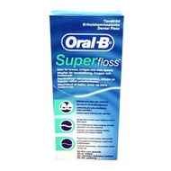 ( 團購8份: 免運) 英國進口 OralB Super floss 三合一 超級牙線