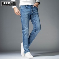 Jeep Spirit 1941 estd casual jeans loose cotton straight leg jeans
