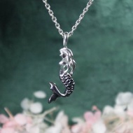 十二星座系列--處女座銀項鍊,美人魚