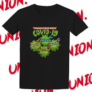 Ninja Turtles Covid 19 Premium Distro T-Shirt Covid 19 T-Shirt/