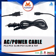 KABEL AC/POWER PS2/PS3 SLIM/PS4 SLIM & FAT OR MESIN