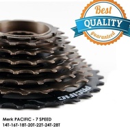 Promo Sprocket Freewheel Sprocket Gear 7Speed Pacific Bicycle Threaded COD