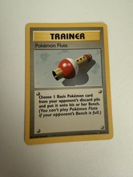 1999 美版 Pokemon base set trainer Pokemon flute 86/102