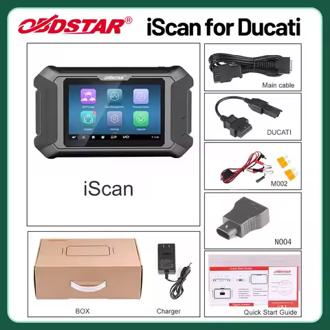 OBDSTAR iScan For Ducati Motorcycle Diagnostic Scanner & Key Programmer Tool One Year Update for Fre