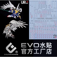 [BRUCE] EVO MGSD Flying Wing Zero Style EW Lint White Snow Hd Fluorescent Water Sticker Gundam Model