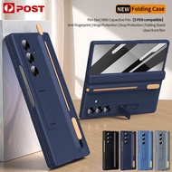 For Samsung Galaxy Z Fold 7 6 5 4 3 Shockproof Hinge Case w/ Pen Screen Protector