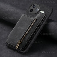 Casing For Xiaomi Poco F7 F 7 Pro Ultra F7Pro F7Ultra PocoF7 PocoF7Pro PocoF7Ultra Retro Leather Zip