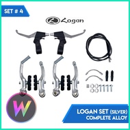 ✒ ◧ Promax / Logan V Brake Complete Alloy Set For Mountain Bike (MTB)