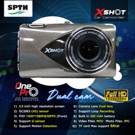 กล้องติดรถยนต์ (กล้อง หน้า-หลัง) X SHOT รุ่น ONE PRO CAR CAMCORDER "เเถมฟรี MICRO SD CARD 32GB" a สี