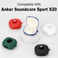 For Anker Soundcore Sport X20 Washable Anti Dust Housing Sleeve Non-slip Earphones Protective Case