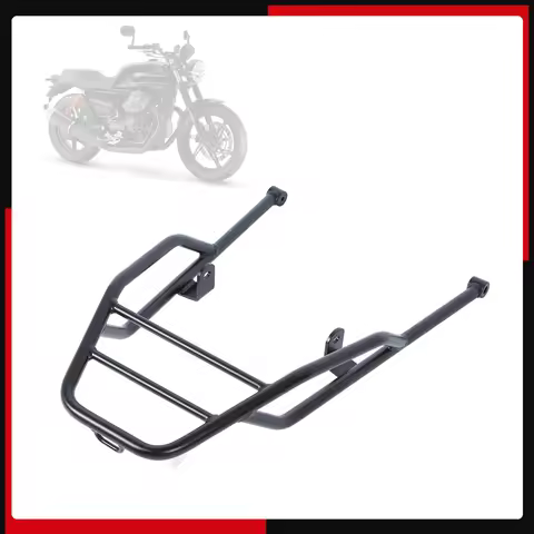 Motorcycle Rear Luggage Rack 18mm Iron Tube Motorcycle Tail Cargo Storage Shelf Abrasion Resistant S