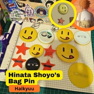 Bross/Pin Bag Hinata Shoyo Haikyuu Hinata Shoyo Bag/ Hinata Shoyo Buns Bag Pin (Haikuu)