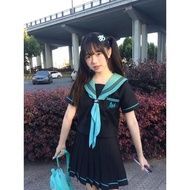 Jk Japanese Style School Supply Middle Uniform jk Uniform Skirt Basic Style Preppy Style Sailor Unif