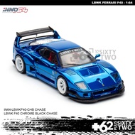 INNO64 LBWK Ferrari F40 Series 1:64 Scale Collectible Italy Super Car European Sport Car Liberty Wal