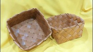 【３０元均一價】大創DAISO JAPAN造景佈置收納方型編織籃