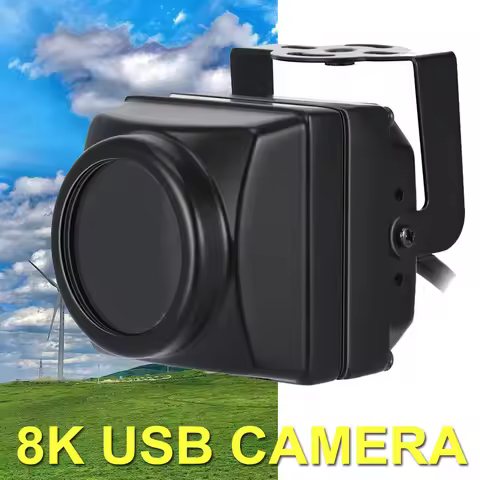 IP65 48MP Mini USB Camera with Autofocus Lens 4K 8K IMX586 IMX766 UVC PC Webcam Mini Industrial Came