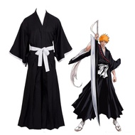 Trang Phục Hóa Trang Bleach Kurosaki Ichigo Cosplay Cho Nam Nữ Truyền Thống Nhật Bản Kimono Dành Cho