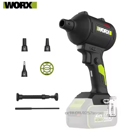 Worx WU093 Electric dust cleaner 20v Max 75000rpm 209m/s 2.08N 1.1m3/min air-dusting machine Driftin