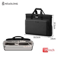 Portable Monitor Carrying Case For 24 27 Inch Screen - Shockproof Padded Bag With Handle Curved/Flat