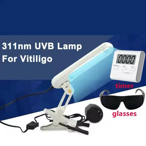 311NM UVB Phototherapy Lamp Device for Vitiligo Treatment UV NarrowBand Ultraviolet Light Therapy Ps