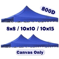 (Ready Stock)Canvas Only (Heavy Duty) Canvas Canopy Kanvas Kanopi Khemah (6x6 8x8 / 10x10 / 10x15) keliling kain khemah