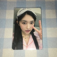 OFFICIAL IVE LEESEO PHOTOCARD POB IVE COUNTVE PAJAMA