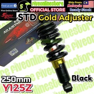 Yamaha Y125 Y125Z 250MM Monoshock Y125ZR 125Z 125ZR API Racing Mono Rear Shock Gold Adjuster Adjusta