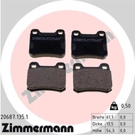 Mercedes Benz ZIMMERMANN GERMANY Rear Brake Pad W201 W202 W124 20687 135