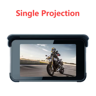 MT80 5นิ้วเกจแบบดิจิตอล HUD สำหรับรถจักรยานยนต์แบบไร้สาย Apple Carplay แอนดรอยด์ออโต้1080P หน้าจอสัม