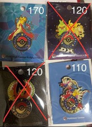 （最後2個/包平郵）多買可議價-Pokemon Center 大阪限定 徽章 襟章 金澤 心齋橋 京都 梅田