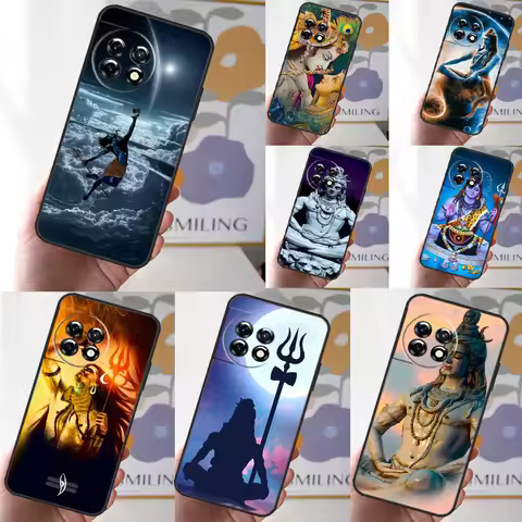 Lord Shiva Hindu God Buddha India Case For OnePlus 12R 10T 8T 9R 10R OnePlus 12 11 9 10 Pro Nord CE 