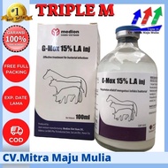 G-MOX 15% LA injek 100ml Anti biotik hewan besar