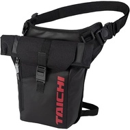 RS TAICHI Waterproof Leg Bag Holster Bag Touring WP Leg Pouch RSB288 Unisex Adult BLACK/RED【Direct f