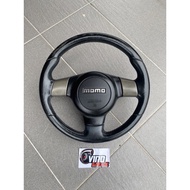 Steering Momo Euro for Perodua Myvi, Kenari, Kelisa, Viva, Axia