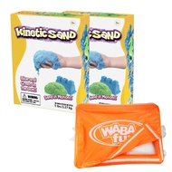 [Kinetic Sand Magic Power Sand] Sand-Blue/Green 2 Boxes+Inflatable Table