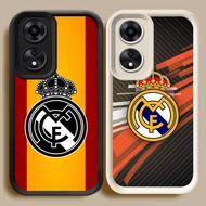 BI97 Real M-Madrid Casing for OPPO A38 A60 A58 A18 5G White Black