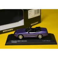[Ready Stock 1] Mini Cut minichamps 1/43 Porsche 968 Convertible Purple Original Package